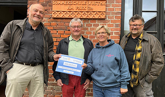 Rotary Club Havelberg unterstützt die Sommerschule Wust